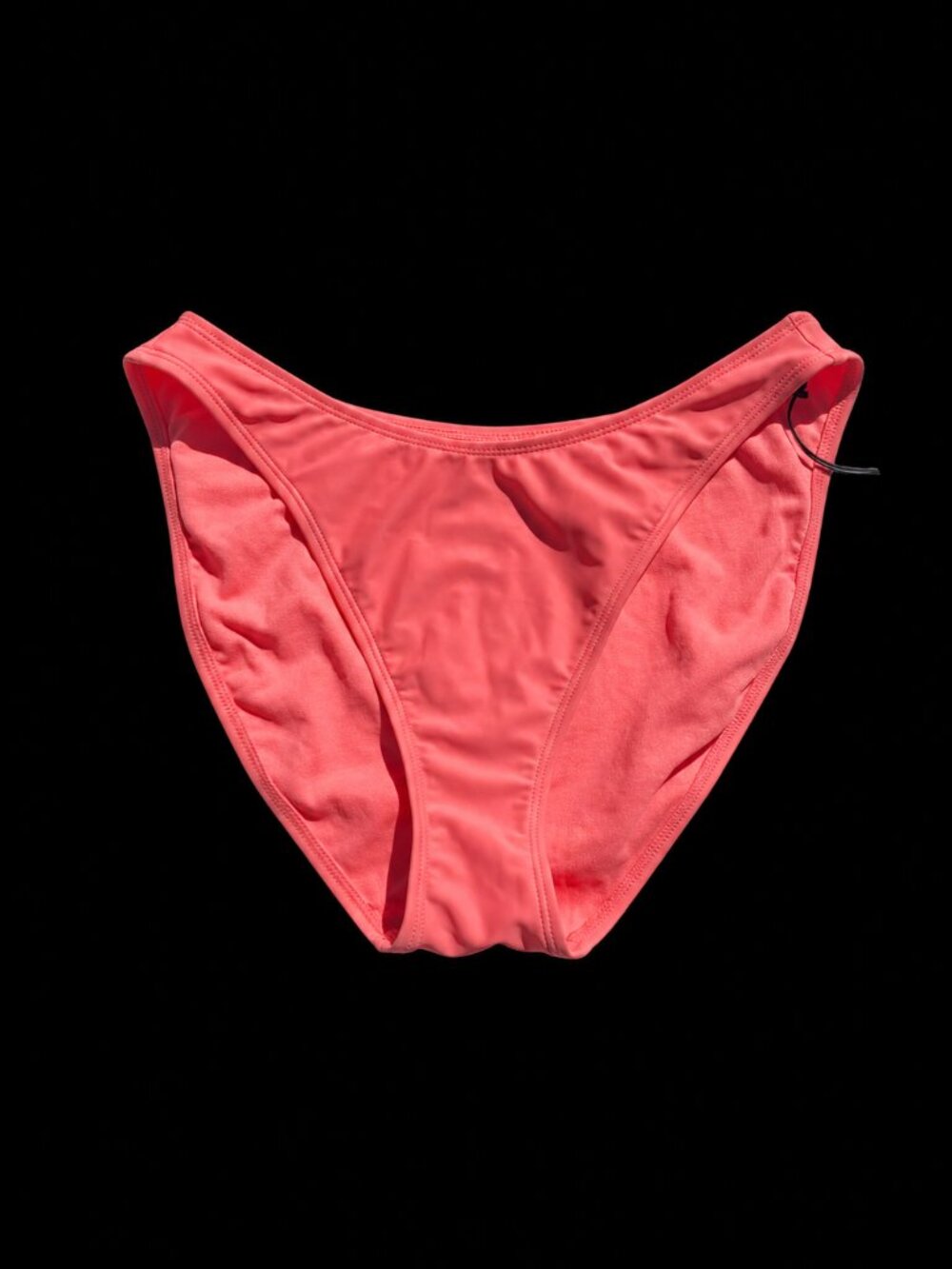 Women's Coral High Cut Bikini Bottoms High Leg Moderate Coverage Swim Bottoms, M